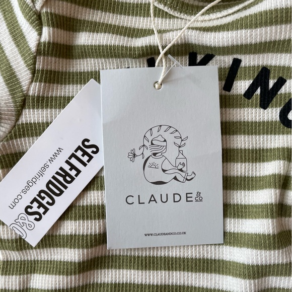 Milking It Striped Baby Outfit - Picture 7 of 7